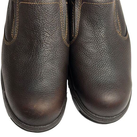 Timberland Pro Titan Slip On Alloy Toe Work Shoes Camel Brown 10 W NIB main image 4